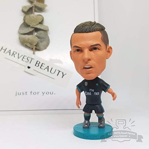Soccer Leno Football Star Cristiano Ronaldo #7 Action Figures Toy 2.5 inch| Club Real Madrid Away