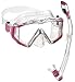 Cressi Panoramic Wide View Mask & Dry Snorkel Kit for Snorkeling, Scuba Diving | Pano 3 & Supernova Dry: designed in Italy
