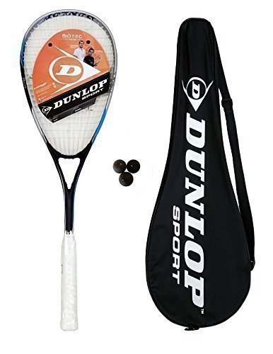 Dunlop Biotec Max Ti Squash Racket + 3 Squash Balls RRP 80 by Dunlop