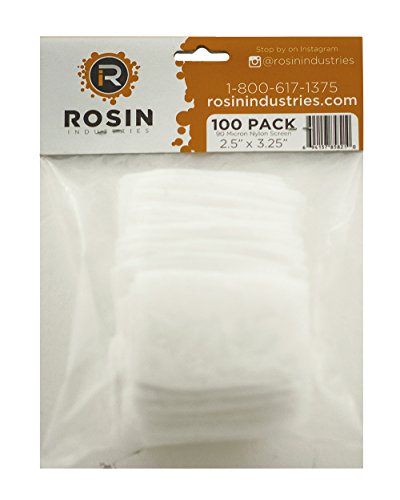 Rosin Industries 90 Micron Nylon Screen Press Bag (100 Pack)