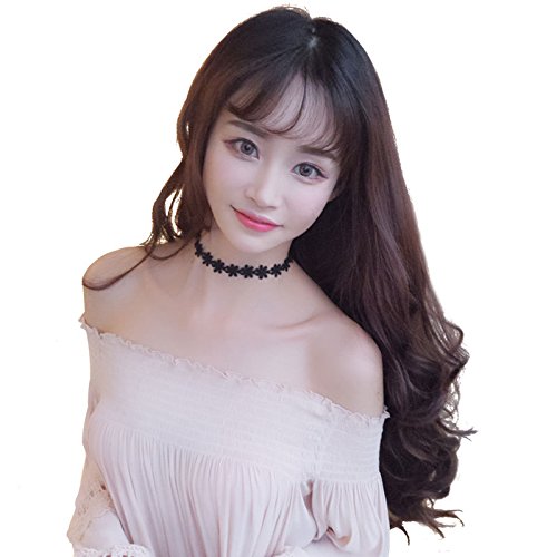 Amazon Com Type Semi Long Haired With Long Straight Hair Wig