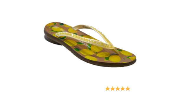 cheap yellow flip flops