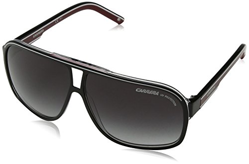 Carrera Grand Prix 2 T4O Black/White / Red Grand Prix 2 Square Pilot Sunglass