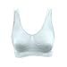 Mystiqueshapes Genie Sports Seamless Bra w/Removable pads, Free Magic Boost Pads and Travel Pouch(XXL, 3-Pack (White-Nude-Black))