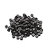 1 Set Hair Extension Tool Kit Plier Hook Pulling Needle 200Pc or so Micro Silicone Link Rings Beads for Professional Hair Styling Tools Accessory (Dark Brown)