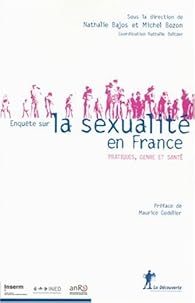 Livres Couvertures de Enquête sur la sexualité en France. Pratiques, genre et santé