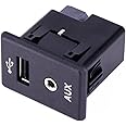 CULMKARI USB Connector Audio Auxiliary Jack Video Output Jack Fits for 2013-2019 Nissan Altima Rogue Frontier Kicks Replace 280234BA0B 795405004