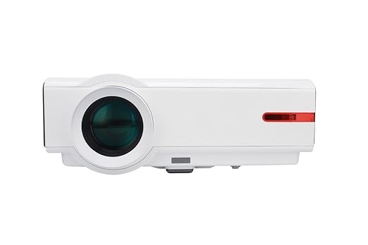 PLAYTM Quad core Android 4.4 WiFi Smart 1080P 3D Full HD LCD LED 5600 Lumens Full hd Home theater Portable Projector (White,Black)