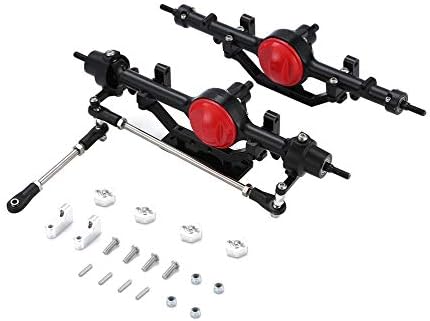 Ptimne 1Pair ARB Edition Complete Alloy Front & Rear Axle For RC4WD D90 1/10 RC Crawler D