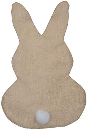 Hantajanss Easter Garden Flag Jute Cloth DIY Flags for Easter Gift Pack of 2 12"Wx17.7"H