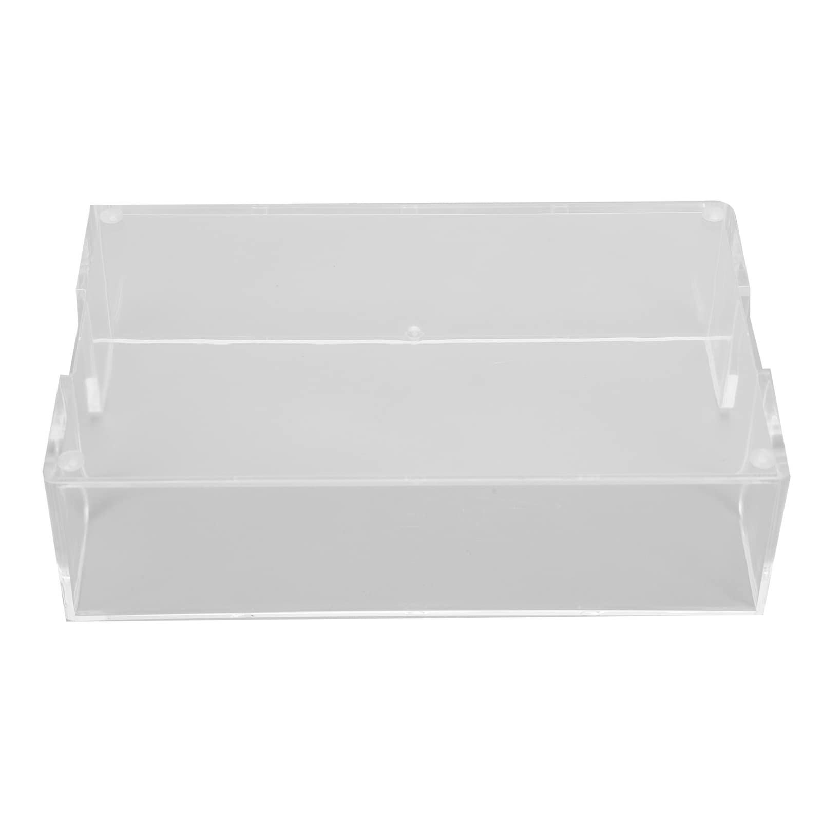 Acrylic Guest Towel Holder , Bathroom Napkin Holder Uncapped Real Time Display Acrylic Material for 23x14x6cm washcloth