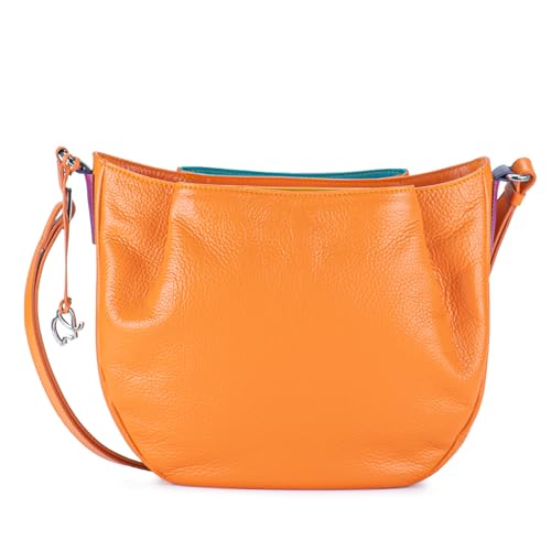 MYWALLIT Unisex Across Body Hobo Schultergurt, Orange