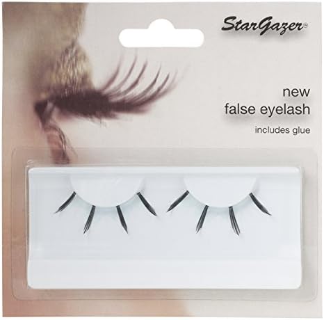 Stargazer Feather Eye Lashes style 42, synthetic lash pair includes glue