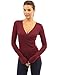 PattyBoutik Women's V Neck Faux Wrap Sweater