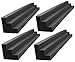 Foamily XL Column Acoustic Wedge Studio Foam Corner Block Finish Corner Wall in Studios or Home Theater (4 Pack)