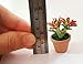 The Best Buy 2 of Dollhouse Miniature Christmas /Poinsettia Tree in Terracotta Pot 1:12 Scale