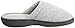 isotoner Women's Terry Secret Sole Clog Slippers, Heather Gray, Medium