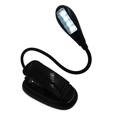 CLOUDMUSIC LED Lights Music Stand Lights Book Lights Reading Laptop Lights Clip-on Chargeable Flexible Adjustable Light-weight For Musical Stand Book Reading Laptop