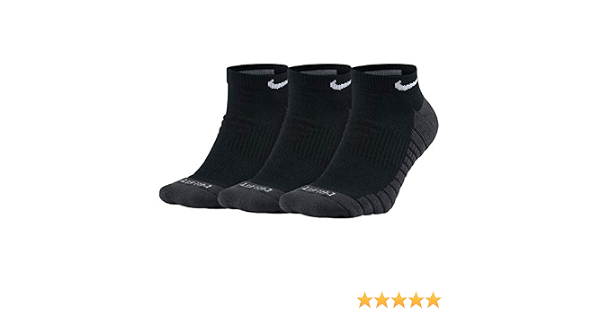 Amazon.com: Nike Everyday Max Cushioned Training No-Show Socks (3 Pairs)  SX6964-010 SIZE L : Clothing, Shoes \u0026 Jewelry