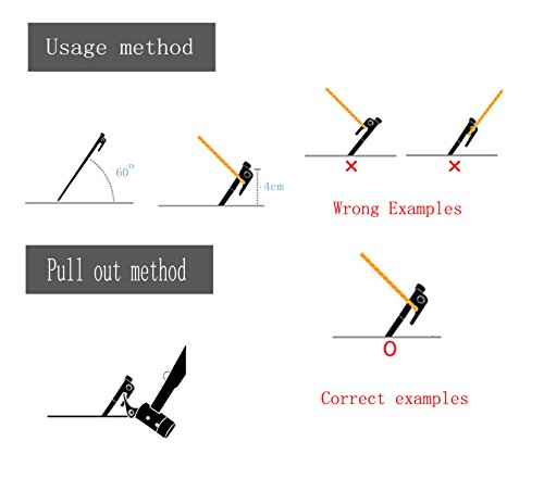 Obecome Tent Stakes,4 Pack Heavy Duty Camping Stakes,8 inch High Strength Steel Camping Tent Stakes Peg Unbreakable and Inflexible for Outdoor Trip Hiking Gardening - Thumbnail 3