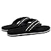 NewDenBer NDB Men's Classical Light Weight III Flip-Flop (10 D(M) US, Black White)