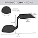 ECR4Kids The Surf Portable Lap Desk, Flexible Seating, Black, 10-Pack