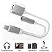 Jack Adapter Headphone Dual Adapter Splitter, 2 in 1 Headphone Aux Audio Adapter Cable Connector Compatible for iPhone7/7Plus/8/8 Plus/X with Dongle Audio Earphone Female Compatible with iOS 11/12thumb 3