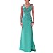 ROPALIA Womens Full-Length Cocktail Party Prom Ball Dress Formal Evening Gown