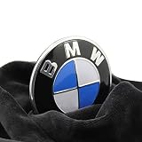 BIMMER Emblem Logo Replacement for All Models BMW Hood/Trunk E30 E36 E34 E60 E65 E38 X3 X5 X6 3 4 5 6 7 8 (82mm)
