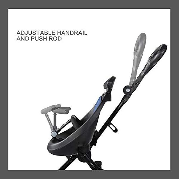 赤ちゃん三輪トロリー 折りたたみ式三輪軽量トロリー 1 4歳児用高視野双方向