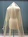 ASA Bridal Cathedral Long Drop Veil for Bridal with Sheer Organza Ribbon