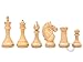 House of Chess - Ebonized/Boxwood Rio Staunton Chess Pieces - King Height: 4 Inch (102 mm) - 2 Extra Queens - Triple Weighted