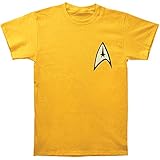 Star Trek Men's Command Uniform T-shirt Gold