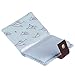 niceEshop(TM) Canvas Flower Credit Card Case Bag Holder with 20 Card Slot,Light Blue