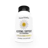 Adrenal Fatigue Supplement with No Proprietary Blends - Stress and Mood Formula - Cortisol Manager Plus Ashwagandha