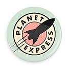 Funny Magnets; Television Shows Futurama Planet Express 1.5 Inch Refrigerator Magnet