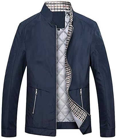 Mens Casual Jacket, Jiayit Men Winter Solid Sportswear Outwear Outdoor Biker Motorcycle Zipper Top Blouse Windbreaker Lightweight Bomber Jackets Coats