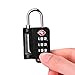 TSA-Approved Lock for Travel/Luggage with Open Alert Indicator, 2 Packs Solid Gym Lock, Easy to Set Combination & Read Dials (After Inspecting, TSA Must Re-Lock Before Moving Airline Master Key)
