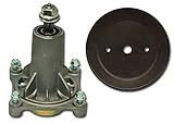 MowerPartsGroup Spindle Assembly with Pulley Replaces Ariens Spindle 21546238 Pulley 21546446