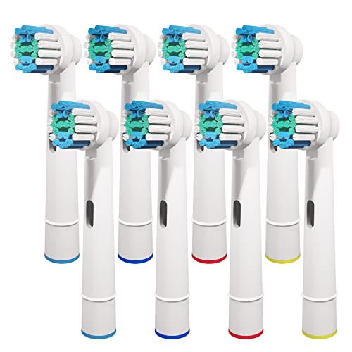 8 Pcs Replacement Toothbrush Heads Compatible with