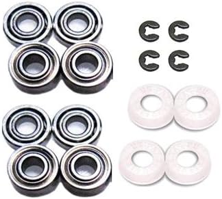 Justoshop DIY Motor Rebuild Kit Replacement Spare Parts FPV Noise Decrease Upgraded Bearings Thrust Washers Retaining Clips Set for Phantom 1 Phantom FC40 Phantom 2 Phantom 2 Vision Phantom 2 Vision+