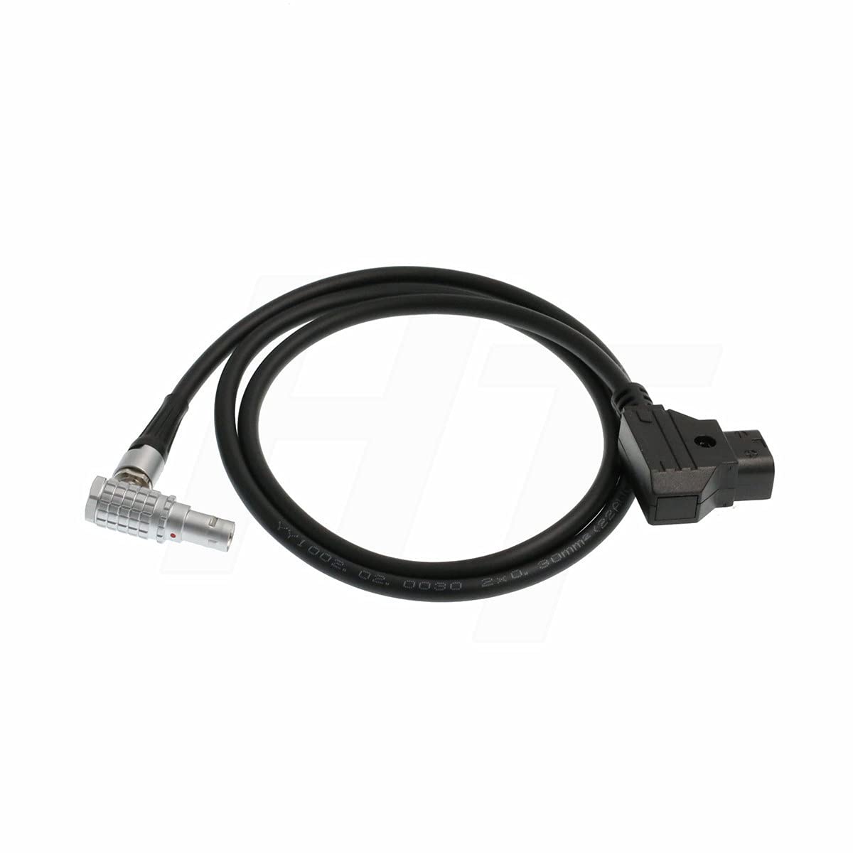 HangTon P-tap D-tap 0B 7 Pin Right Angle Power Cable for Tilta Nucleus-M Motor 80CM