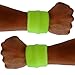 Extreme 80's Neon Yellow Sweatband Unisex-Adult