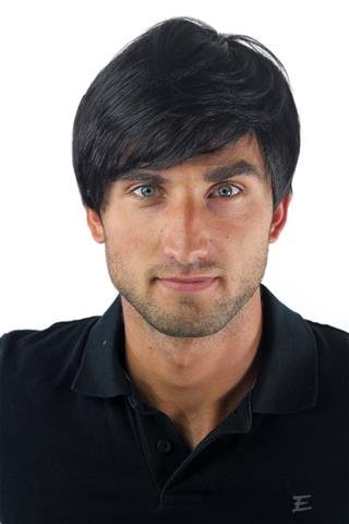 HI GIRL New Fashion Synthesis Boys Men Cosplay Party Short Hair Full Wig Wigs #25