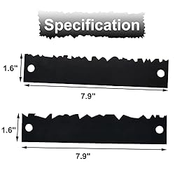 PIAOLGYI 2 Pcs Rip Ruler for Creating a Deckled