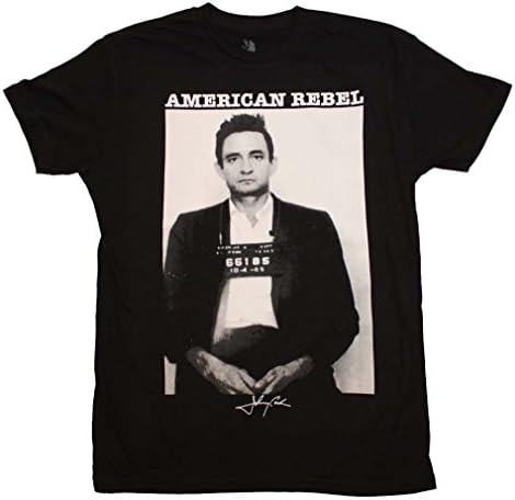 Johnny Cash American Rebel Mugshot T-Shirt
