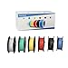 Nano Shield NS085 Hook-up Stranded Wire 22 AWG with UL3132, 6 Colors (23ft Each) Flexible 22 Gauge Silicone Wire Rubber Insulated Electrical Wire, 300V Tinned Copper Electric Cable for DIY