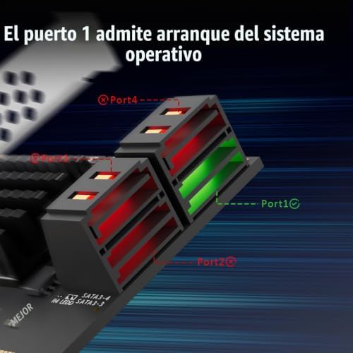 SA3234-C 4 portas placa de expansão PCIe X4 SATA com cabos SATA e de alimentação, compatível com Windows, Linux, Mac OS, NAS