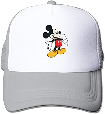FOOOKL Cartoon Mickey Mouse Sun Protection Adjustable Caps Cooling Mesh Hat Yellow