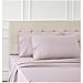 Amazon Basics Chambray Sheet Set - Queen, Purple Dusk